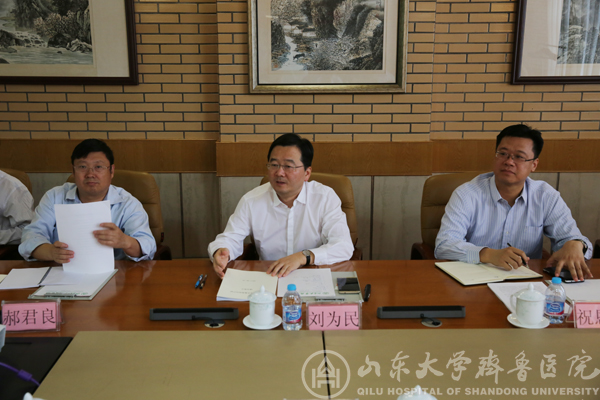 省科技厅厅长刘为民一行来我院调研