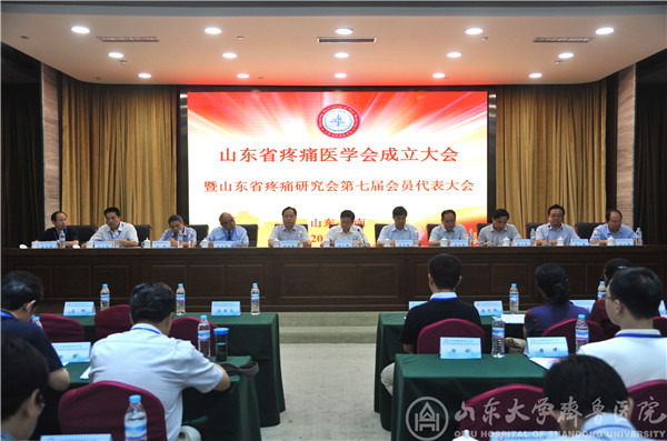 我院主办山东省疼痛医学会成立大会