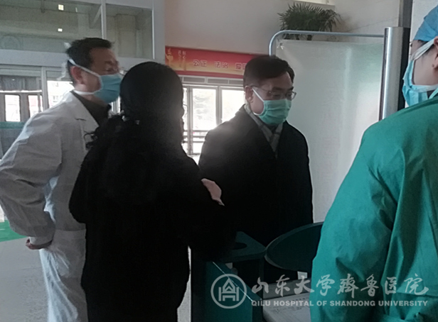 侯俊平带队现场督导新型冠状病毒感染的肺炎防控工作